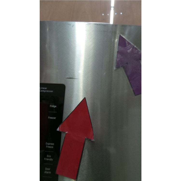 GRADE A2 - LG GBB60SAFFB Freestanding Fridge Freezer - Silver