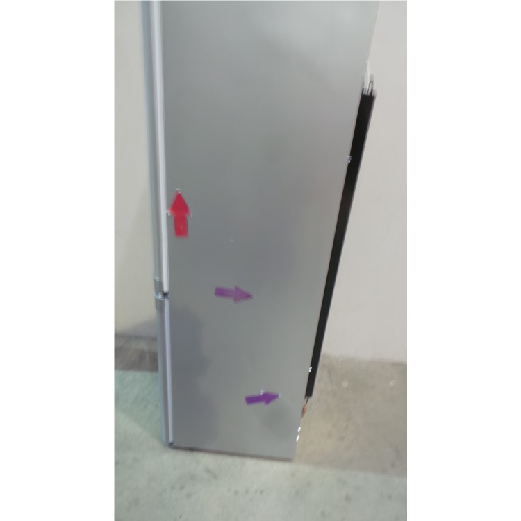GRADE A2 - Hotpoint NRFAA50S Ice Diamond Freestanding Fridge Freezer Silver