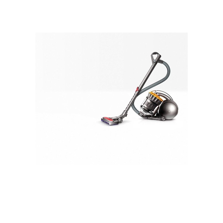 GRADE A1 - Dyson Ball Multifloor Cylinder Vacuum Cleaner With Free Tool- Grey And Yellow