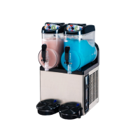 Hamoki Commercial Slush Machine 2 x 12 Litres HA-R12LX2T Circular Drip Tray. Twin Tanks 13 Amp Plug In