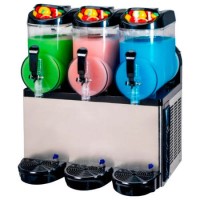 Hamoki Commercial Slush Machine 3 x 12 Litres HA-J12LX3T Circular Drip Tray. Triple Tanks. 13 Amp Plug In