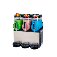 Hamoki Commercial Slush Machine 3 x 12 Litres HA-J12LX3T Circular Drip Tray. Triple Tanks. 13 Amp Plug In