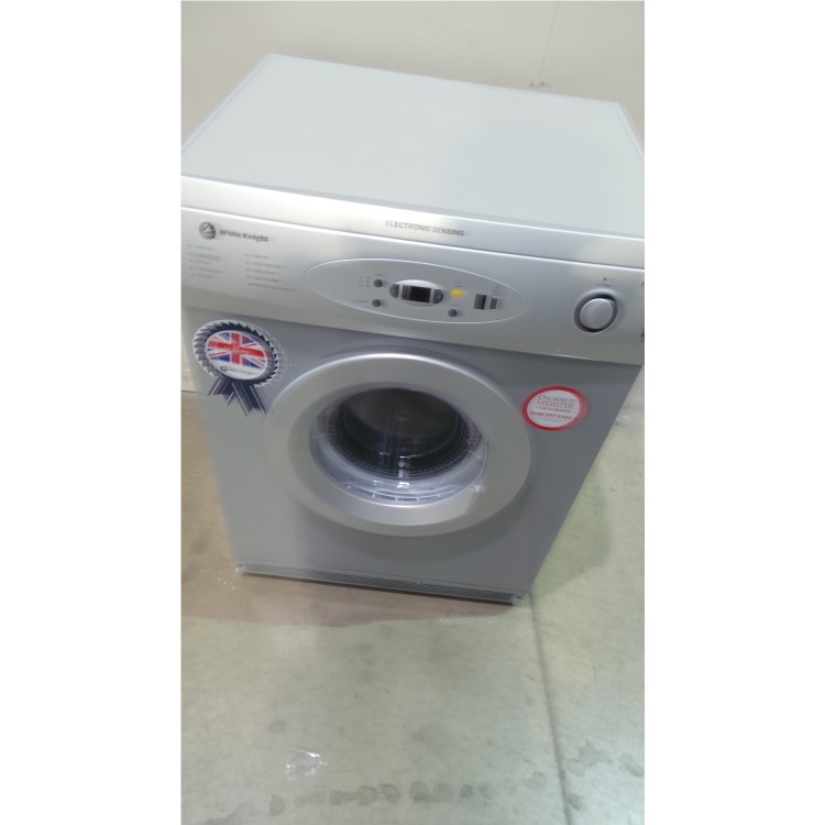GRADE A2 - White Knight C86A7S 7Kg Electronic Sensing Freestanding Vented Tumble Dryer Silver