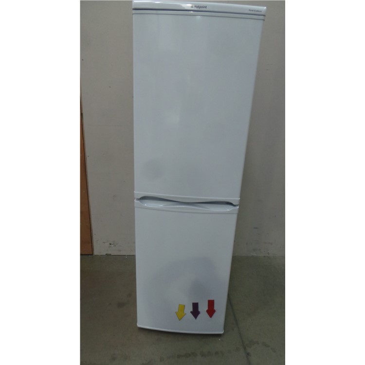 GRADE A2 - Hotpoint RFAA52P Ice Diamond Freestanding Fridge Freezer Polar White
