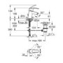 Grohe Eurosmart Cloakroom Basin Mixer Tap with Waste 
