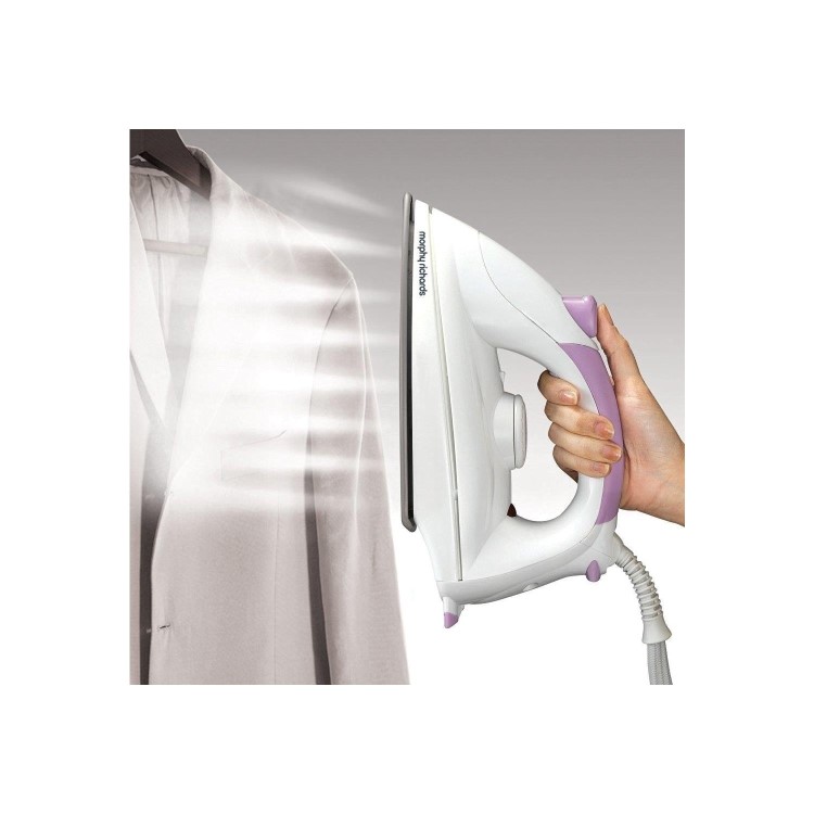 Morphy Richards 333019 Steam Generator Ceramic Sole Plate White And