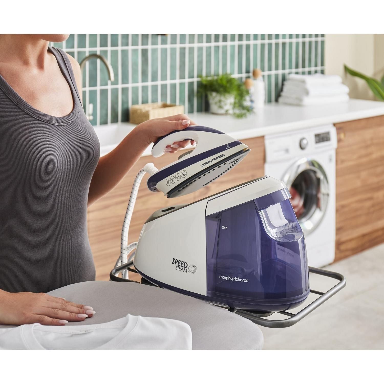 Morphy Richards Unisex Blue Speed Steam Generator Iron In - Image 11
