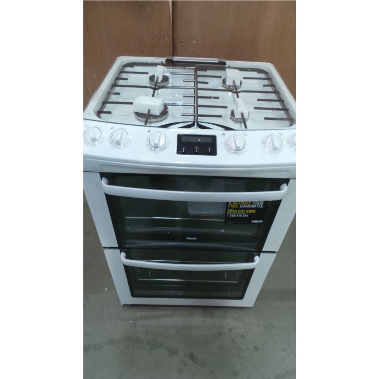 GRADE A2 - Zanussi ZCG660GWC 60cm LPG Gas Cooker - White