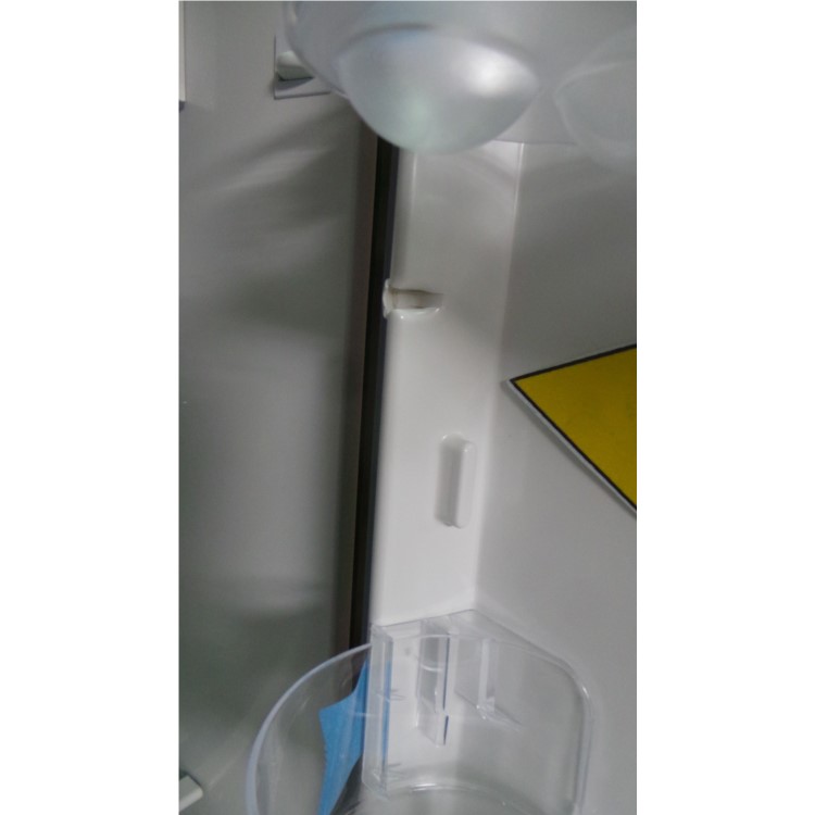 GRADE A2 - Zanussi ZRB34315XA Frost Free Freestanding Fridge Freezer With SuperFresh Drawer - Grey With Antifingerprint Stainless Steel Door