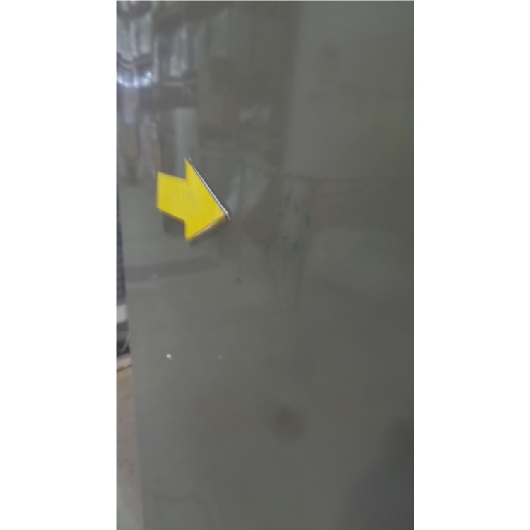 GRADE A2 - Zanussi ZRB34315XA Frost Free Freestanding Fridge Freezer With SuperFresh Drawer - Grey With Antifingerprint Stainless Steel Door