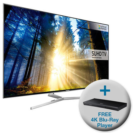 Samsung UE49KS8000 49 Inch Smart 4K Ultra HD HDR TV with FREE 4K Ultra HD Blu-Ray Player