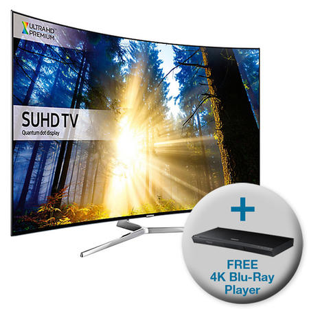 Samsung UE65KS9000 65 Inch Smart 4K Ultra HD HDR TV with FREE 4K Ultra HD Blu-Ray Player