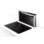 Faber Fabula Plus 90cm Downdraft Extractor - Black Glass And Stainless Steel