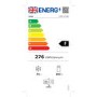 Candy 227 Litre 50/50 Freestanding Fridge Freezer - Black