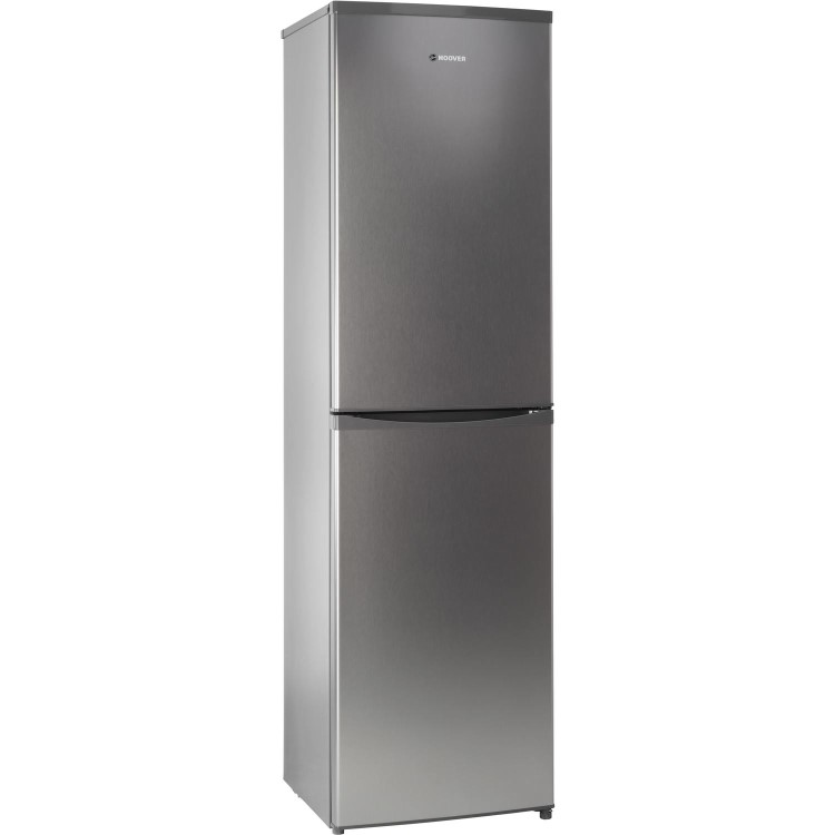 Hoover HVBF195XK 281 Litre Freestanding Fridge Freezer 50/50 Split Frost Free 55cm Wide - Stainless Steel