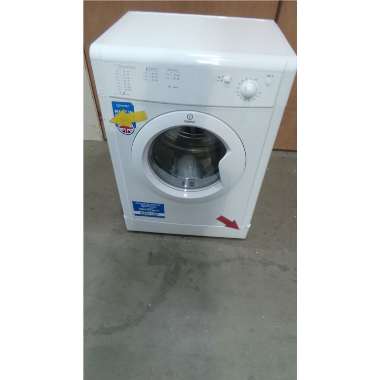 GRADE A3 - Indesit IDV75 7kg Freestanding Vented Tumble Dryer - White