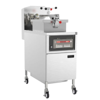 Hamoki Freestanding Gas Pressure Fryer with Filter Pump - 24 Ltr