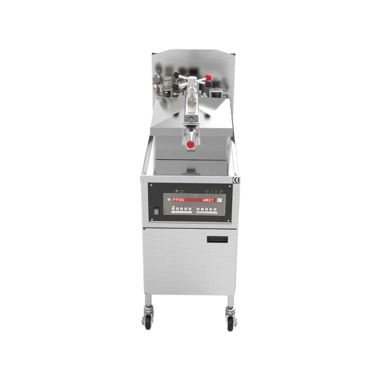 Hamoki Freestanding Gas Pressure Fryer with Filter Pump - 24 Ltr