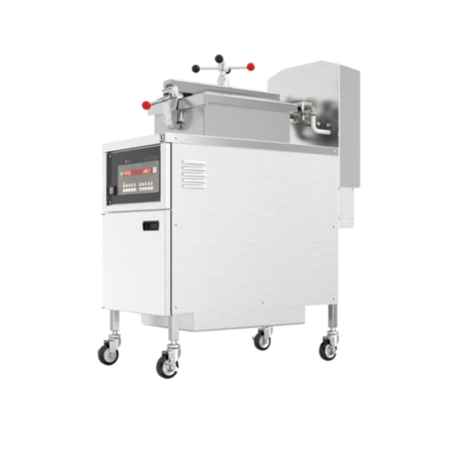 Hamoki Freestanding Gas Pressure Fryer with Filter Pump - 24 Ltr