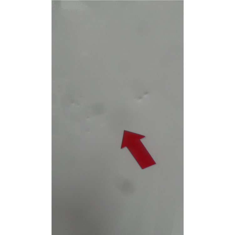 GRADE A3 - Hotpoint NRFAA50P Ice Diamond Freestanding Fridge Freezer Polar White