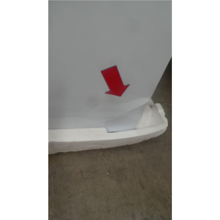 GRADE A3 - Hotpoint NRFAA50P Ice Diamond Freestanding Fridge Freezer Polar White