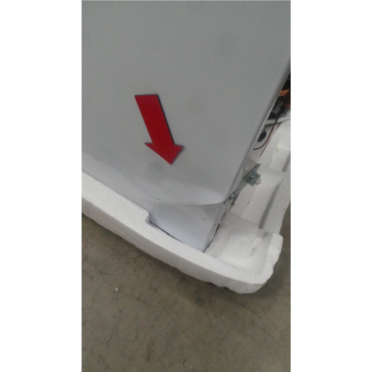 GRADE A3 - Hotpoint NRFAA50P Ice Diamond Freestanding Fridge Freezer Polar White