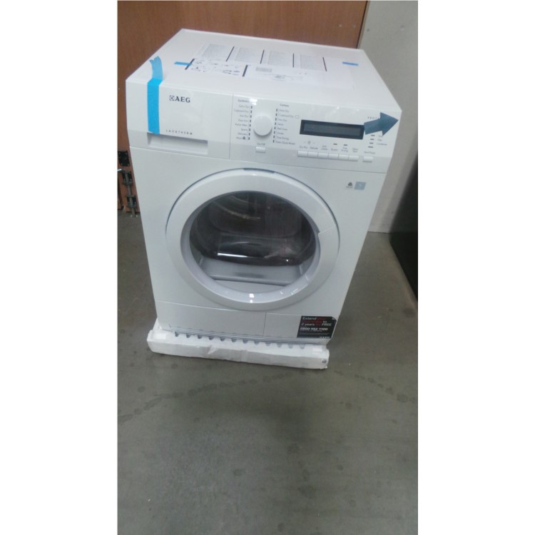 GRADE A2 - AEG T76280AC 8kg White Freestanding Condenser Tumble Dryer