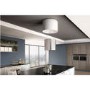 Faber 345.0492.591 Vanilla Plus Retractable 40cm Island Cooker Hood - Stainless Steel With White Cow