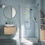 GROHE QuickFix Chrome Precision Start Thermostatic Shower Mixer 