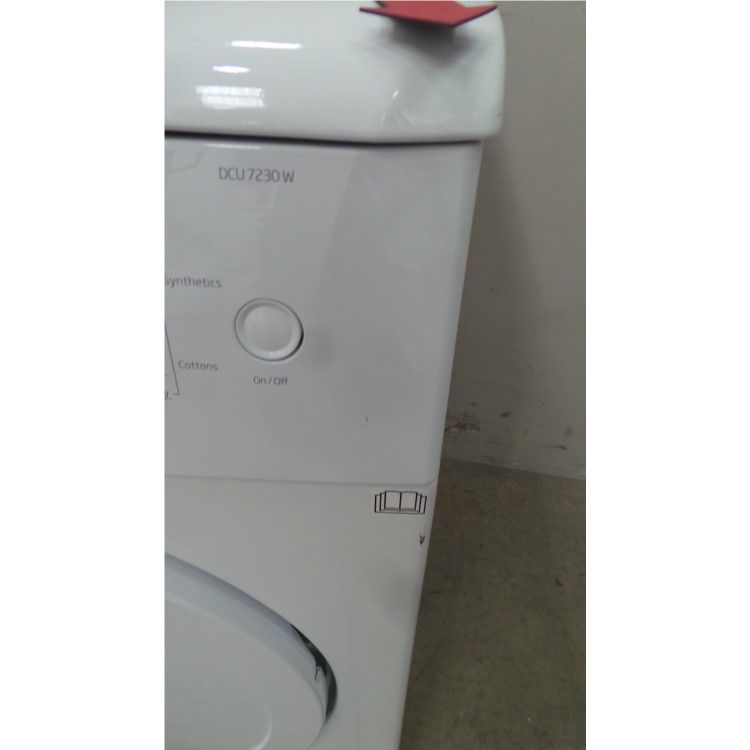 GRADE A2 - Beko DCU7230W Sensor Driven 7kg Freestanding Condenser Tumble Dryer White