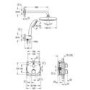 Grohe Tempesta 210 Chrome Concealed Shower Set Mixer with Dual Control & Round Wall Mounted Head and Hand Shower