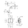 Grohe Tempesta 210 Chrome Concealed Shower Mixer with Dual Control & Round Wall Mounted Head and Hand Shower with Square Valve