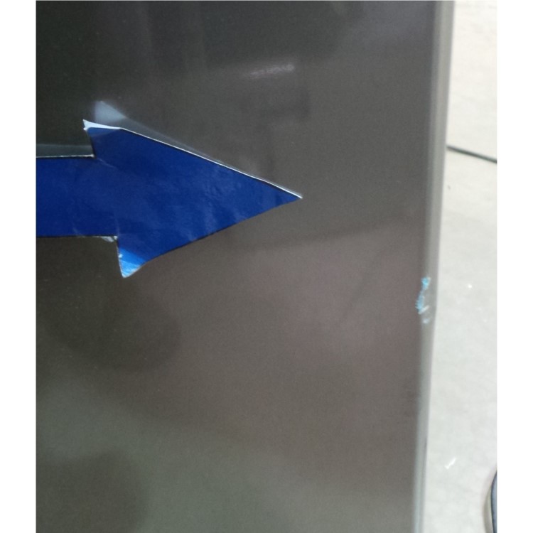 GRADE A3 - Hisense RS731N4AC1 Side-by-side American Fridge Freezer Stainless Steel Effect