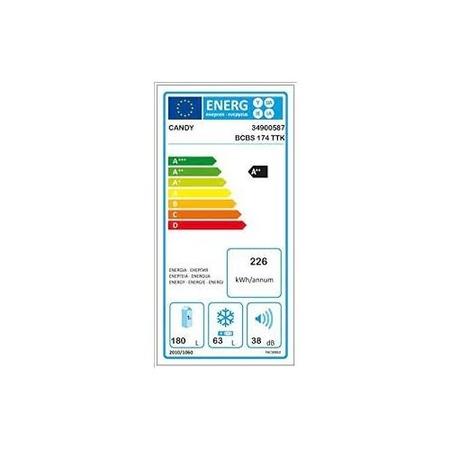 Refurbished Candy BCBS 174 TTK Integrated 243 Litre 70/30 Frost Free Fridge Freezer White