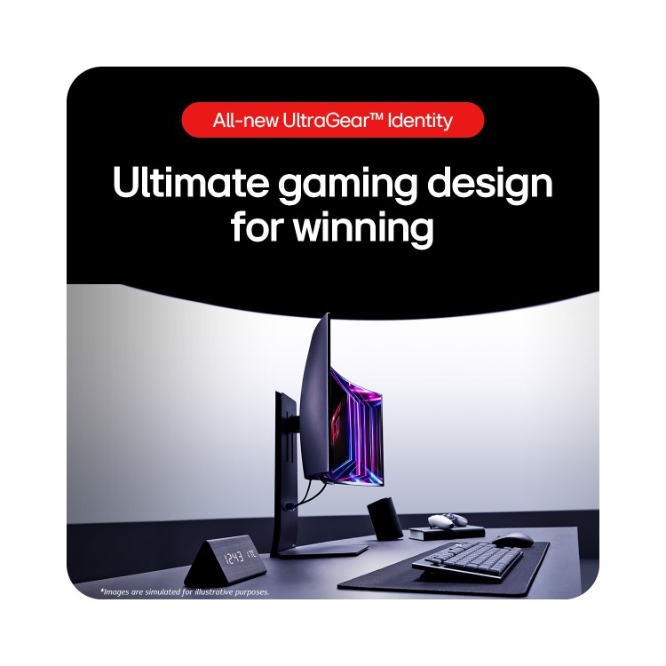 LG UltraGear 34GS95QE 34" OLED QHD 240Hz 0.03ms UltraWide Curved Gaming Monitor