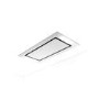 Faber Heaven Glass 2.0 90cm Ceiling Cooker Hood - White Glass