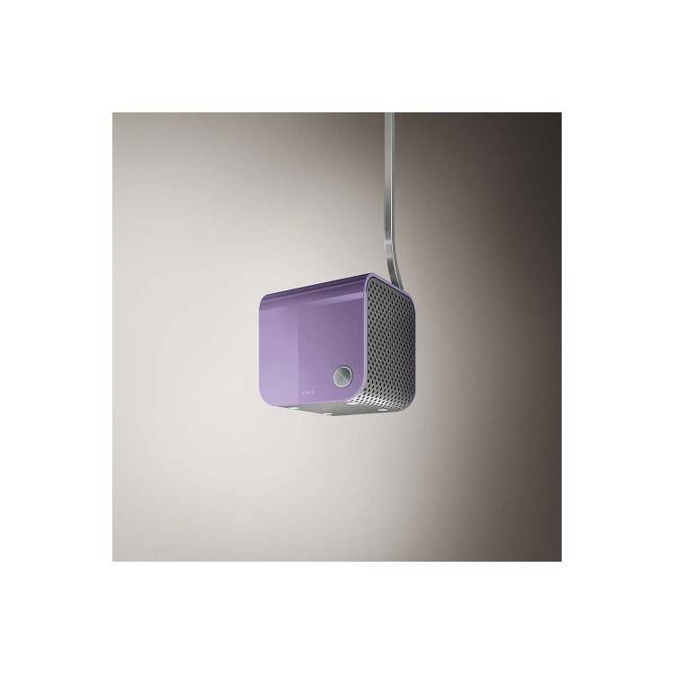 Elica 35CC-GRL-LAC-IS Designer Island Cooker Hood 350 x 350mm Lilac