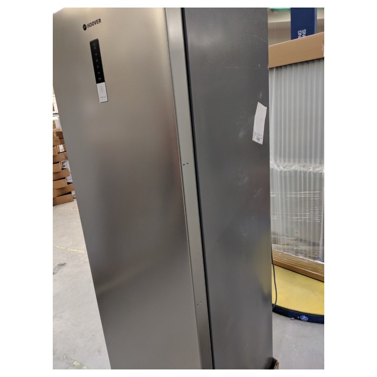 Refurbished Hoover HFF 1862KM Freestanding 259 Litre Frost Free Freezer Stainless Steel