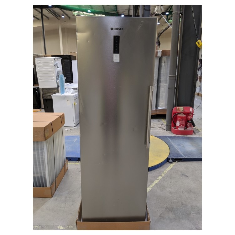 Refurbished Hoover HFF1862KM Freestanding 260 Litre Freezer Stainless Steel