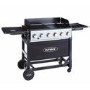 Outback Party 6 Burner Gas BBQ in Black