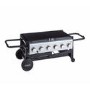 Outback Party 6 Burner Gas BBQ in Black