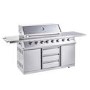 Refurbished Outback Signature II - 6 Burner Dual Fuel BBQ Grill - Stainless Steel