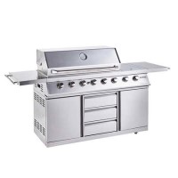 Refurbished Outback Signature II - 6 Burner Dual Fuel BBQ Grill - Stainless Steel