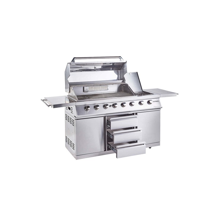 Refurbished Outback Signature II - 6 Burner Dual Fuel BBQ Grill - Stainless Steel