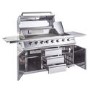 Refurbished Outback Signature II - 6 Burner Dual Fuel BBQ Grill - Stainless Steel