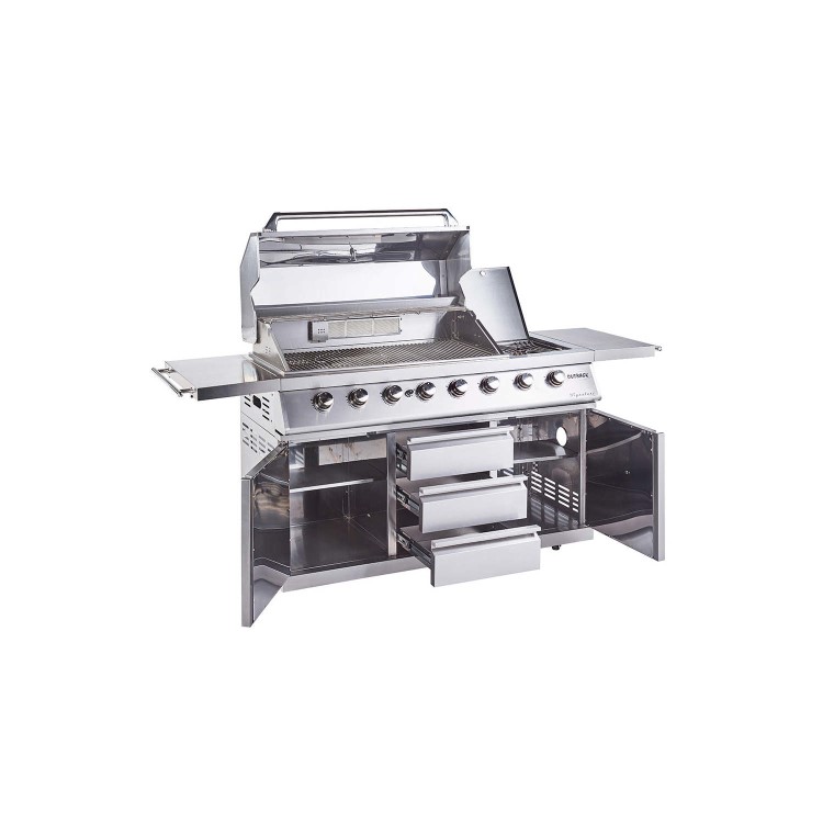 Refurbished Outback Signature II - 6 Burner Dual Fuel BBQ Grill - Stainless Steel