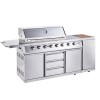 Refurbished Outback Signature II - 6 Burner Dual Fuel BBQ Grill - Stainless Steel