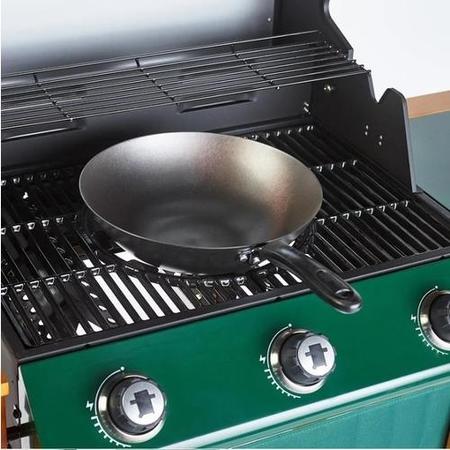 Outback 370762 Ranger 3 Burner Gas BBQ Grill - Green         