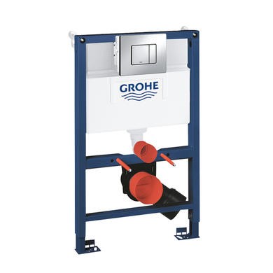 Grohe Rapid SL 0.82m 3 in 1 Set Low Noise Support Frame for Wall Hung WC