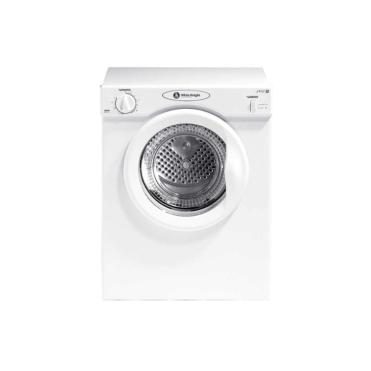 White Knight 38AW 3kg Freestanding Vented Tumble Dryer - White